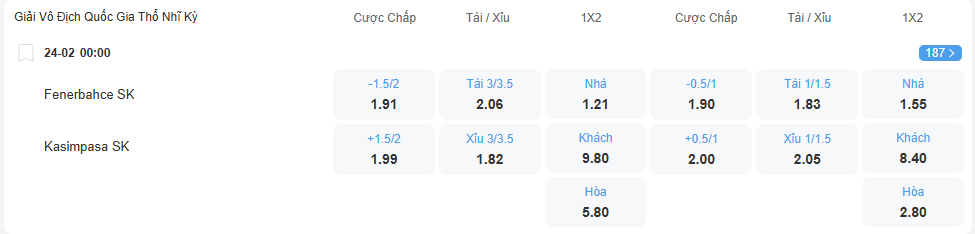 Tỉ lệ kèo Fenerbahce vs Kasimpasa nhan-dinh-soi-keo-fenerbahce-vs-kasimpasa-luc-00h00-ngay-24-2-2026-2